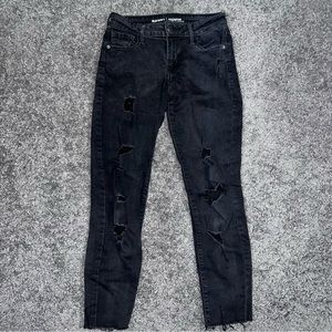 Women’s Old Navy MID-RISE Black Jeans Size 6 Regular